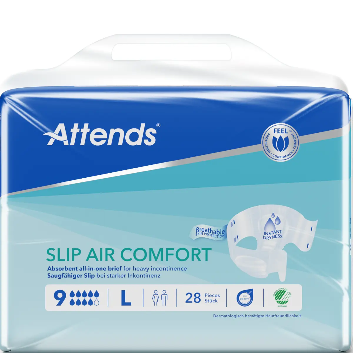Attends Slip Air Comfort 9