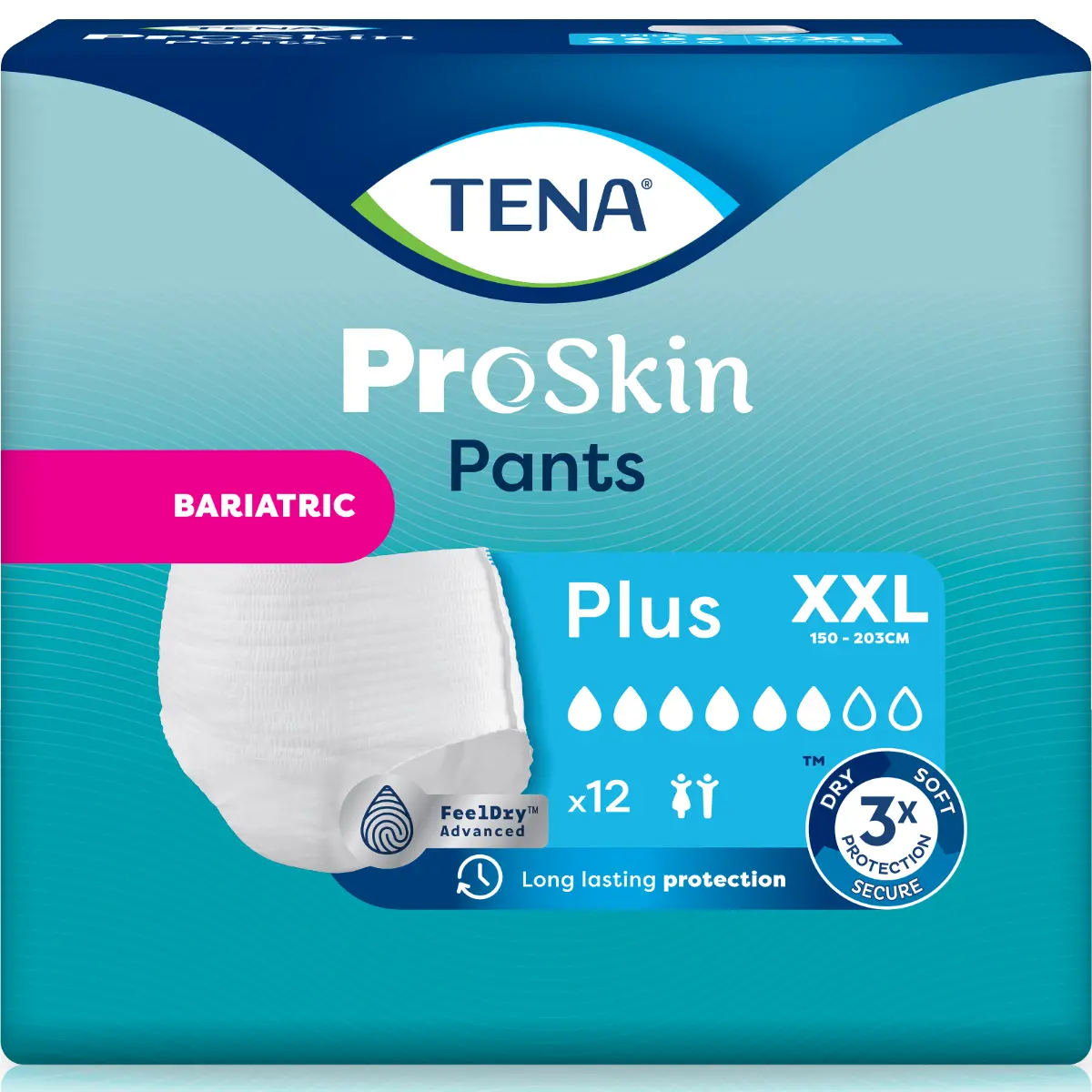 TENA Proskin Pants Bariatric Plus