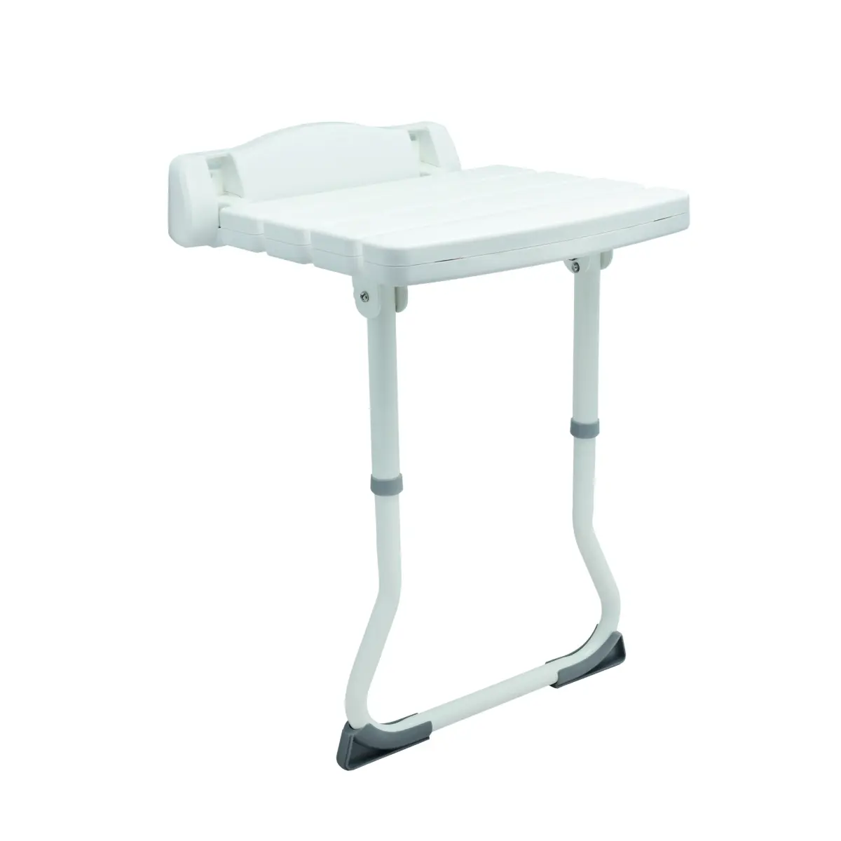 Duschklappsitz mit Stützbein