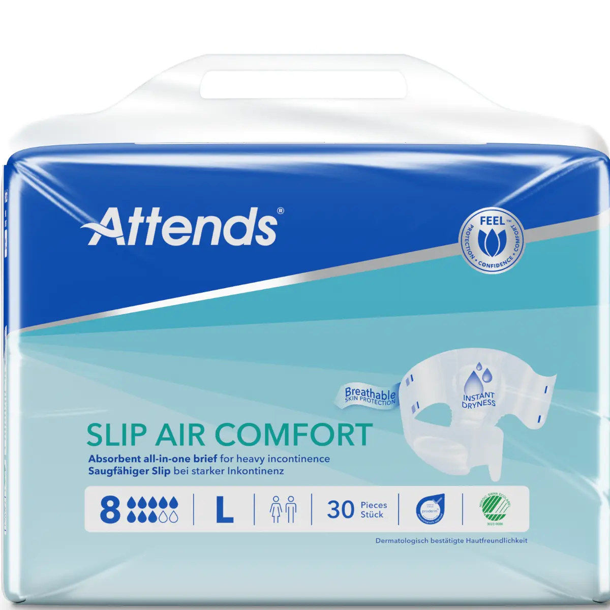 Attends Slip Air Comfort 8
