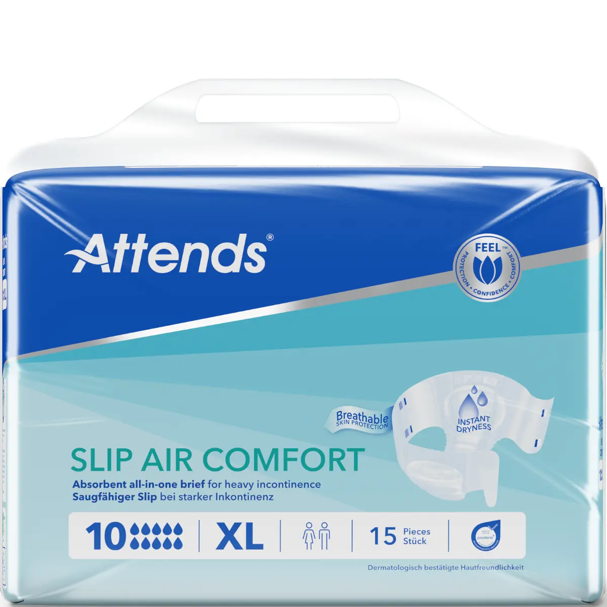 Attends Slip Air Comfort 10