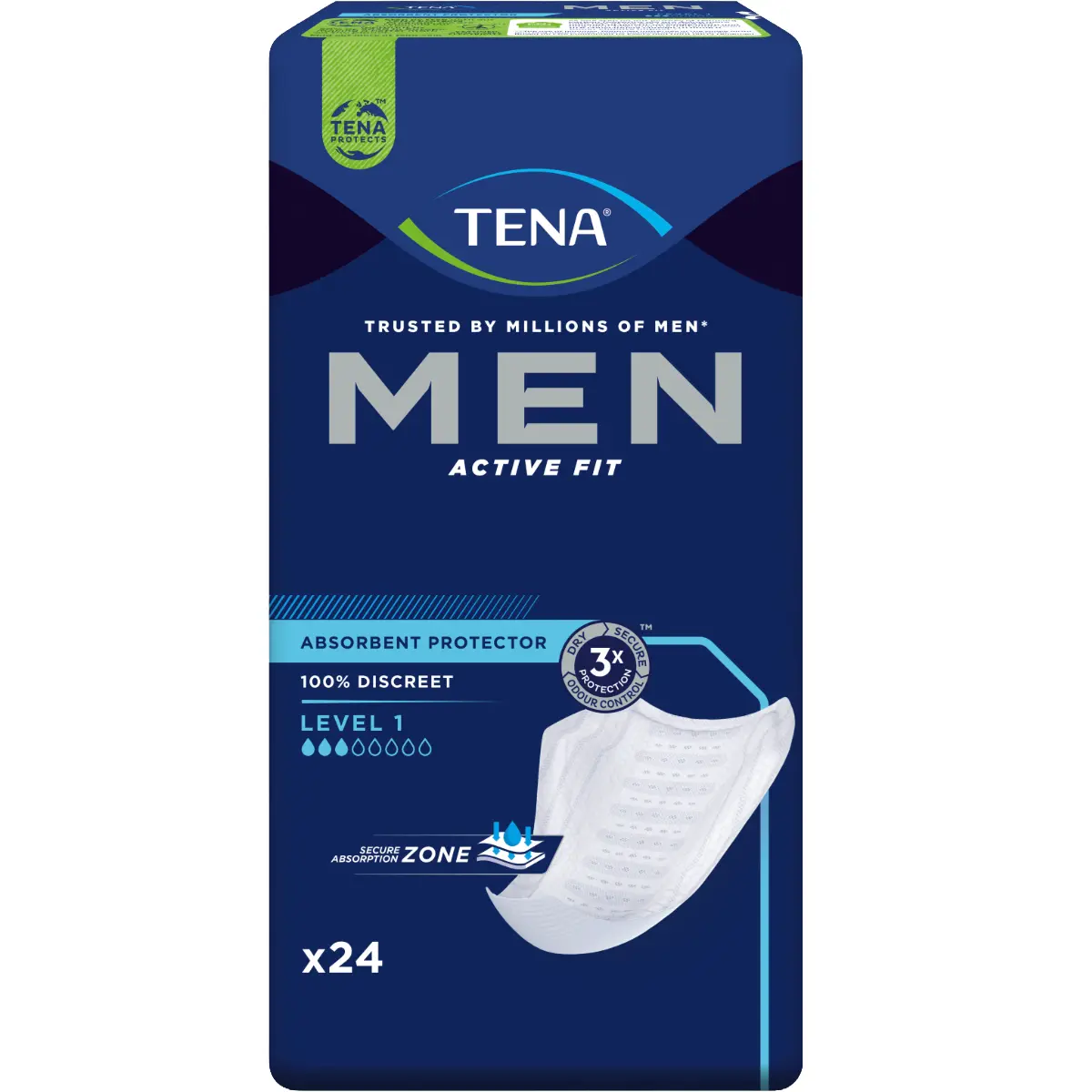 TENA Men Active Fit Absorbierende Protektoren Level 1