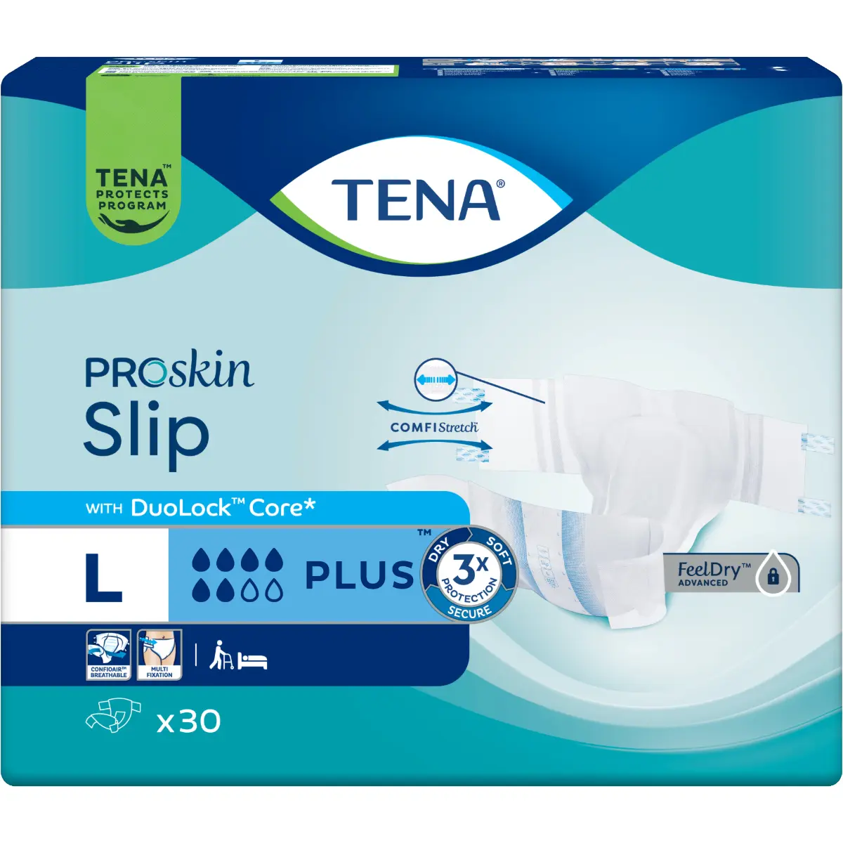 TENA Proskin Slip Plus L