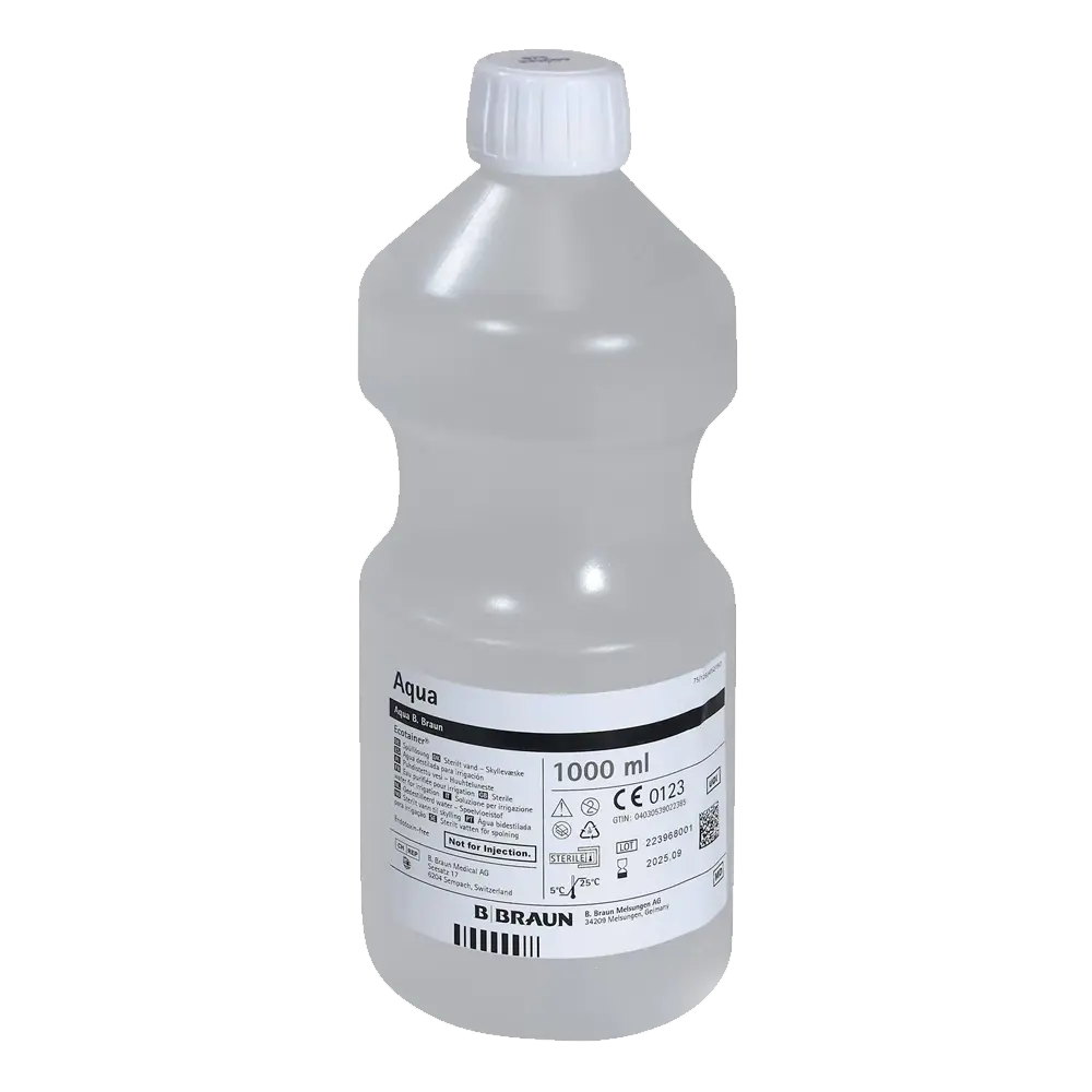 Aqua steriles Wasser