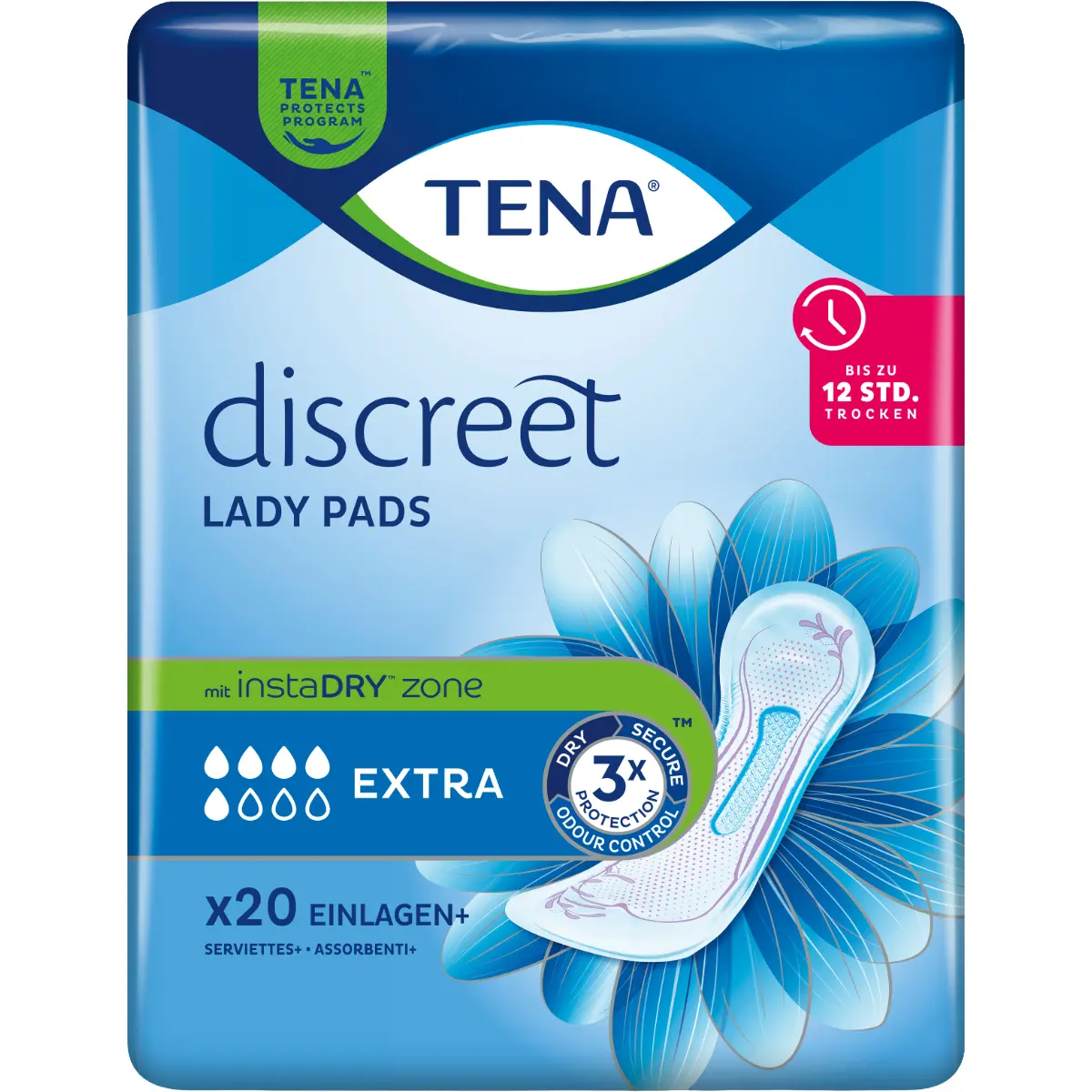 TENA discreet Lady Pads Extra